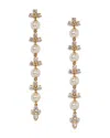Nadri Venus Long Linear Drop Earrings, 2.9l In Gold