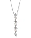 Nadri Venus Y Necklace, 16-18l In Silver