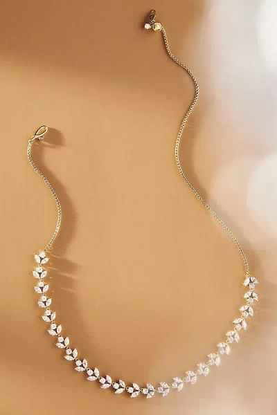 Nadri Wildflower Vine Necklace In Gold
