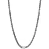 Nadri Wrap Party Cubic Zirconia Curb Chain Necklace In Rhodium