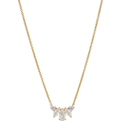NADRI NADRI WREN CUBIC ZIRCONIA SMALL FRONTAL NECKLACE 