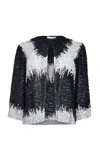 Naeem Khan Beaded Cropped Jacket In Multi