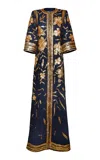 Naeem Khan Embellished Coat In Navy