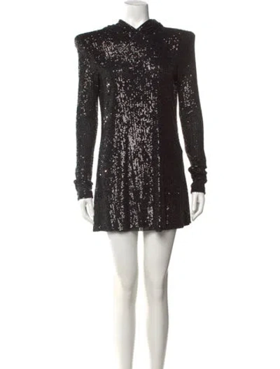 Pre-owned Naeem Khan Mini Dress In Burgundy