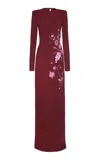 Naeem Khan Moda Operandi In Burgundy