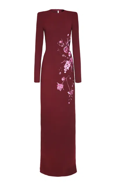 Naeem Khan Moda Operandi In Burgundy