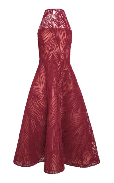 Naeem Khan Moda Operandi In Burgundy