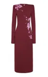 Naeem Khan Moda Operandi In Burgundy