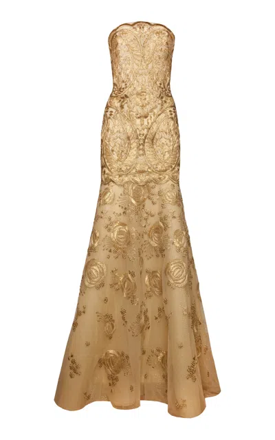 Naeem Khan Moda Operandi In Gold