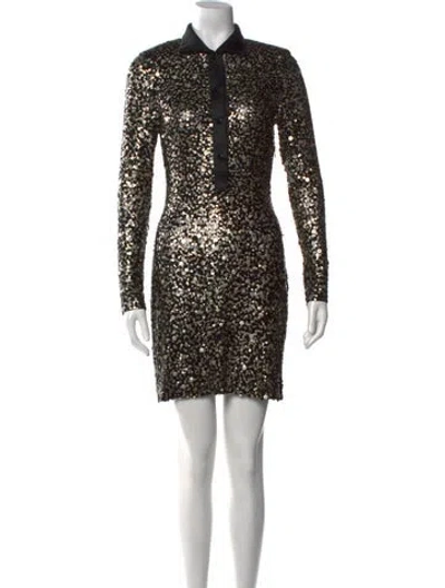 Pre-owned Naeem Khan Patterned Mini Dress