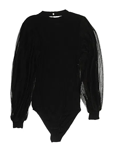 Pre-owned Naf Naf Bodysuit In Black