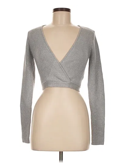 Pre-owned Naf Naf Cardigan Sweater In Gray