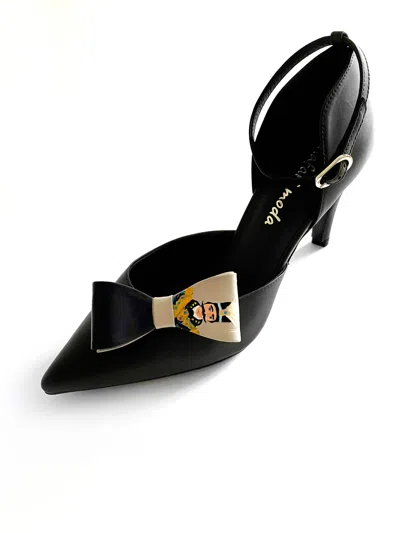 Nafari Moda Women's Grey Solmaz Bow In Gray