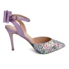 Nafari Moda Women's Purple Azuleja Pumps In Multi