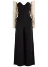 Nafsika Skourti Cute Intentions Strapless Jumpsuit In Black
