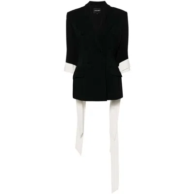 Nafsika Skourti Polyester Jackets In Black