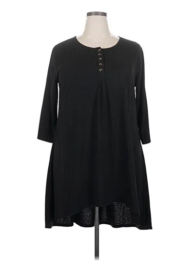 Pre-owned Naggoo 3/4 Sleeve T-shirt In Black