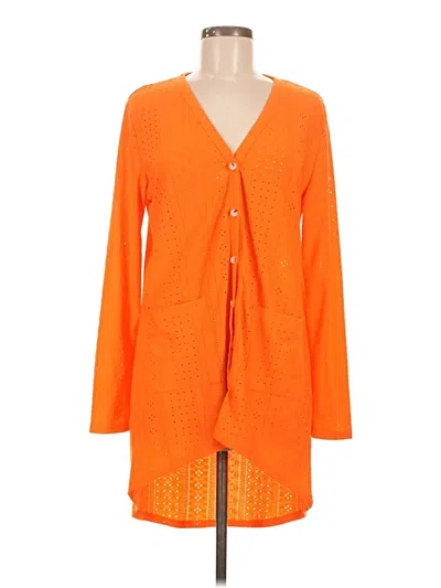 Pre-owned Naggoo Cardigan Sweater In Orange