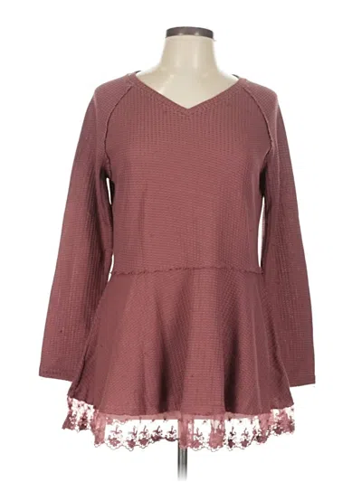 Pre-owned Naggoo Casual Dress In Burgundy