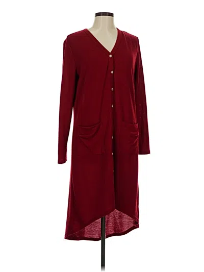 Pre-owned Naggoo Casual Dress In Burgundy