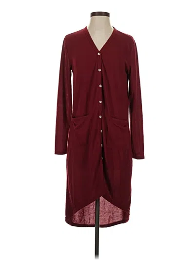 Pre-owned Naggoo Casual Dress In Burgundy