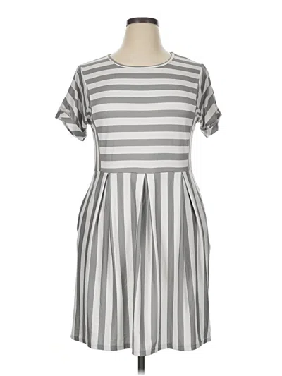 Pre-owned Naggoo Casual Dress In Gray