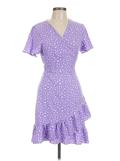 Pre-owned Naggoo Casual Dress In Purple
