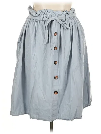 Pre-owned Naggoo Casual Skirt In Gray