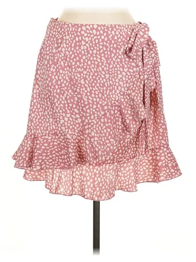 Pre-owned Naggoo Casual Skirt In Pink