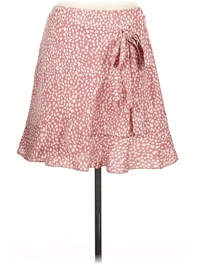 Pre-owned Naggoo Casual Skirt In Pink