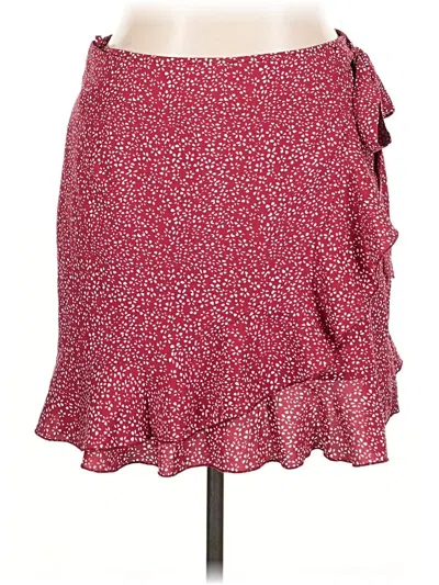 Pre-owned Naggoo Casual Skirt In Red