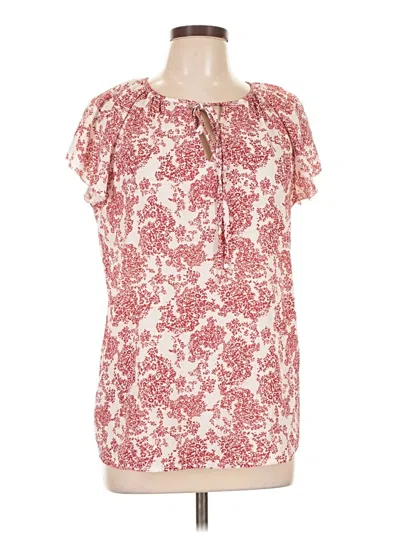 Pre-owned Naggoo Short Sleeve Blouse In Red
