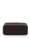Naghedi Caravan Medium Cosmetic Case In Brown