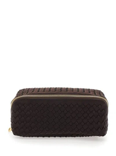 Naghedi Caravan Medium Cosmetic Case In Brown