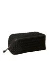 Naghedi Caravan Woven Cosmetic Pouch In Black