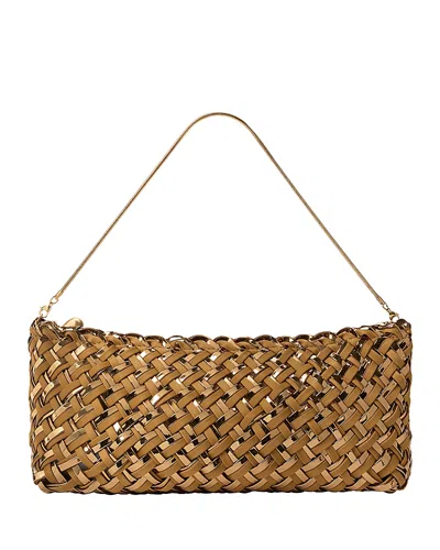 Naghedi Double Weave Chain Clutch In Pattern