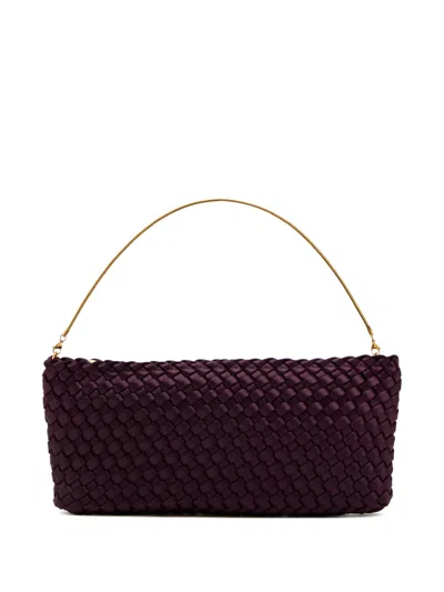 Naghedi Gala Woven Handle Shoulder Bag In Blue
