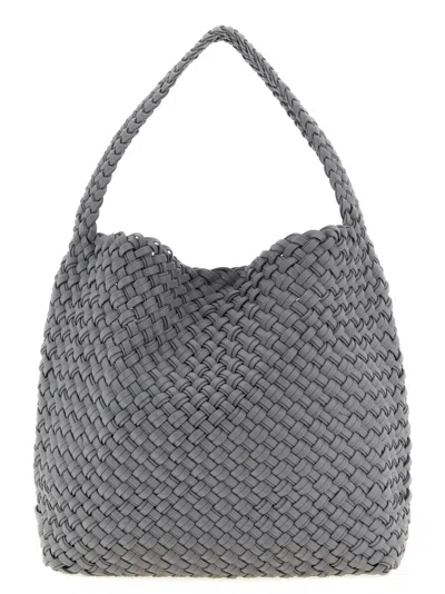 Naghedi Gray Nylon Shoulder Women's Bag