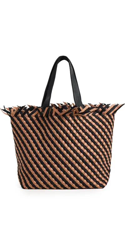 Naghedi Havana Medium Tote Striped Algarve