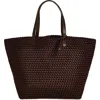 Naghedi Jetsetter Large Tote In Brown