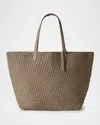 Naghedi Jetsetter Large Woven Tote Bag In Cashmere