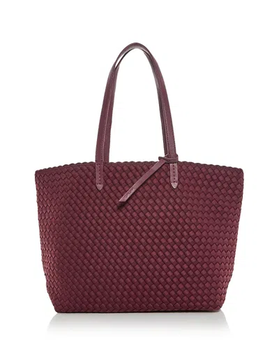 Naghedi Jetsetter Small Tote In Burgundy