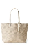 Naghedi Jet Setter Extra Large Tote In Ecru