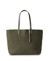 Naghedi Small Jetsetter Water Resistant Tote In Olive