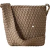 Naghedi Laguna Woven Crossbody Bag In Cashmere