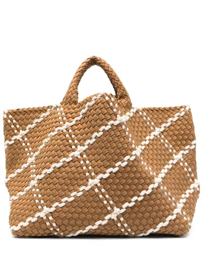 Naghedi Large St. Barths Tote Bag In Brown