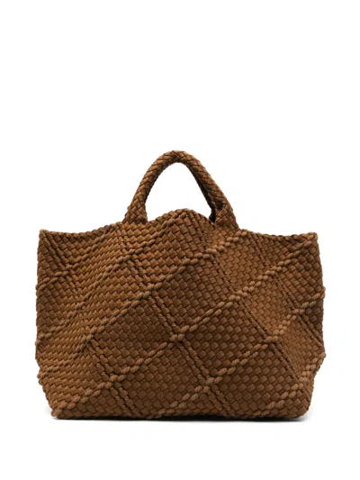 Naghedi Large St. Barths Tote Bag In Brown