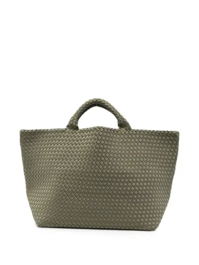 Naghedi Large St. Barths Woven Tote Bag In Green