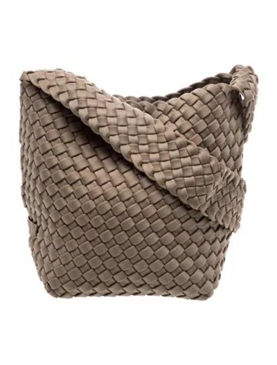 Pre-owned Naghedi Leather Crossbody Bag In Neutrals