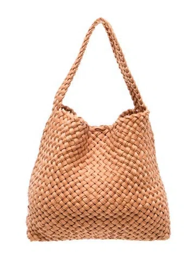 Pre-owned Naghedi Leather Hobo In Brown